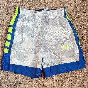 Nike Kids Blue and Gray Camo Shorts